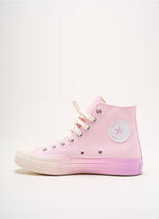 Baskets rose CONVERSE pour femme seconde vue