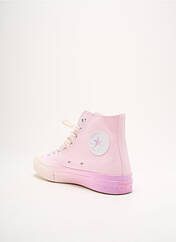 Baskets rose CONVERSE pour femme seconde vue