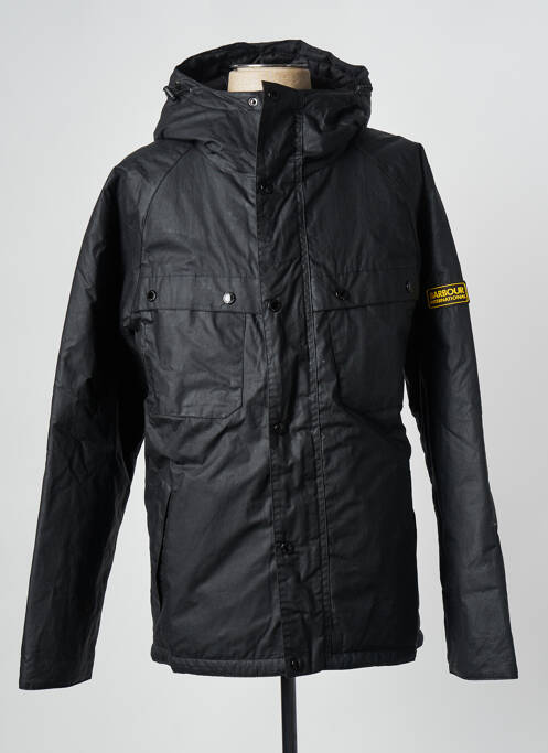 Coupe-vent noir BARBOUR pour homme