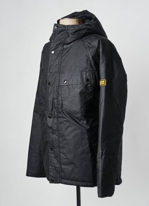 Coupe-vent noir BARBOUR pour homme