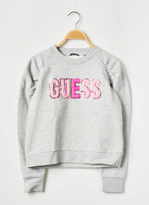Sweat-shirt gris GUESS pour fille