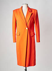 Manteau long orange IMPERIAL pour femme seconde vue