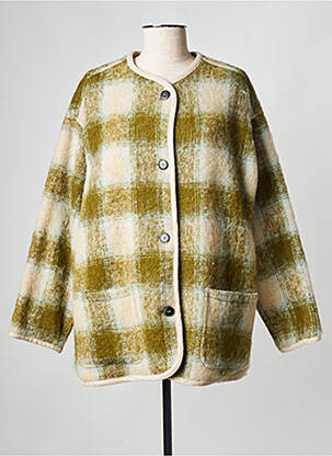 Manteau court kaki POMANDERE pour femme