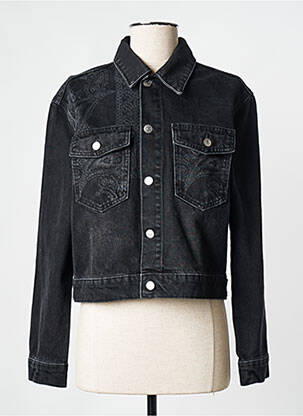 Veste en jean noir THE KOOPLES pour femme