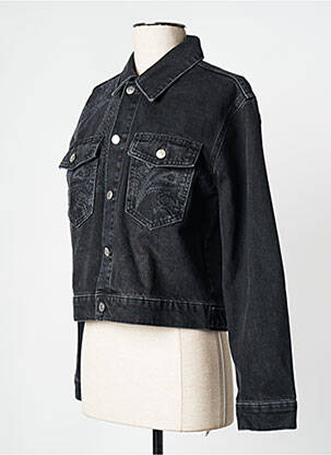 Veste en jean noir THE KOOPLES femme
