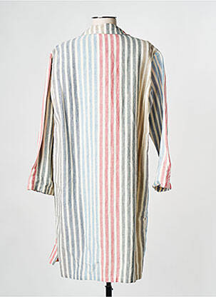 Manteau long multicolore DIEGA femme