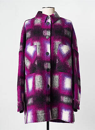 Manteau long violet IRO femme