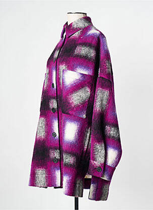 Manteau long violet IRO femme