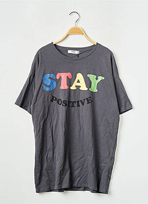 T-shirt gris ONLY femme