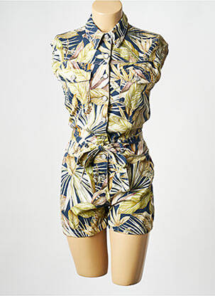 Combishort blanc PLEASE femme