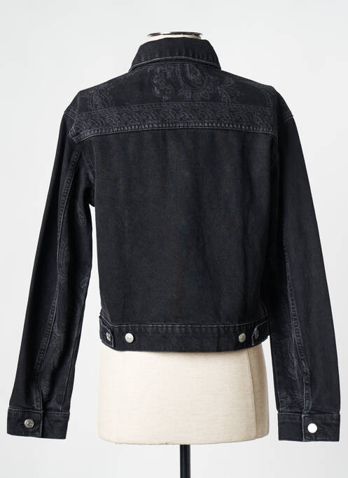 Veste en jean noir THE KOOPLES pour femme