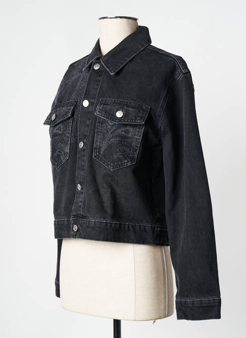 Veste en jean noir THE KOOPLES pour femme