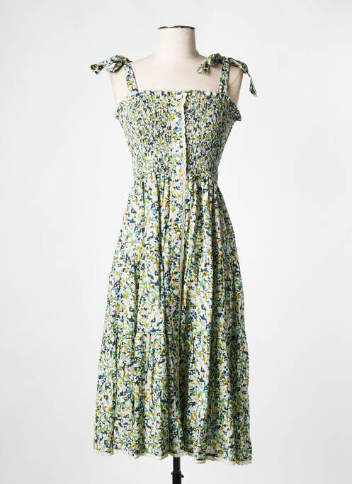 Robe mi-longue vert M.A.B.E pour femme