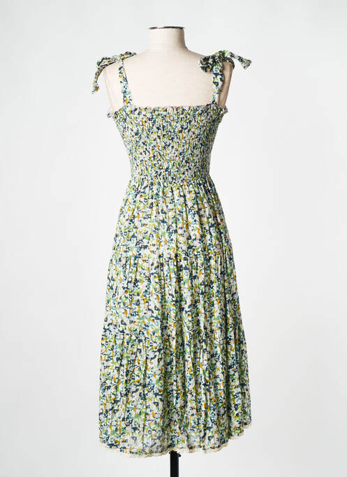 Robe mi-longue vert M.A.B.E pour femme