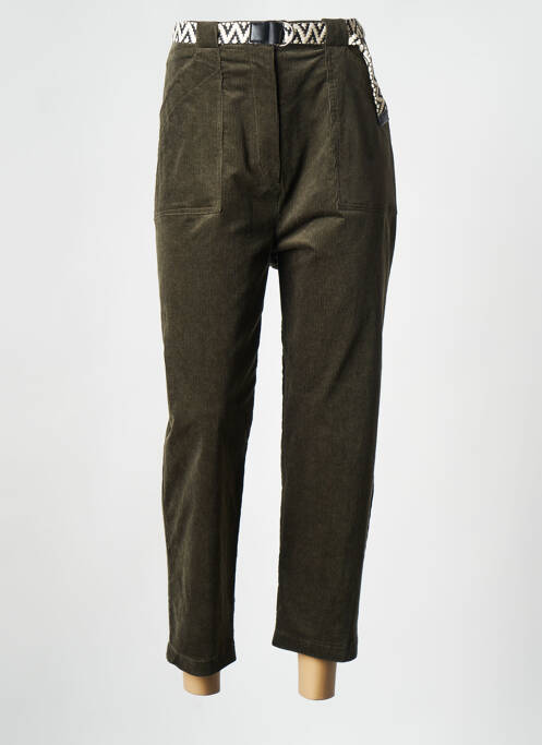 Pantalon 7/8 vert LA PETITE FRANCAISE pour femme