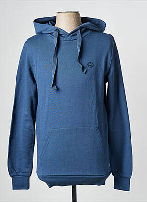 Sweat-shirt bleu KNOWLEDGE COTTON APPAREL homme