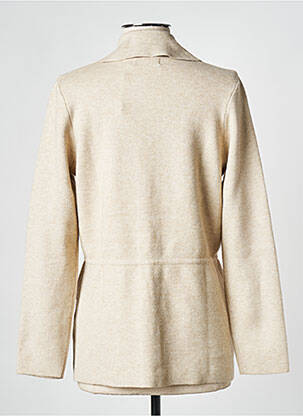 Gilet manches longues beige MSCH COPENHAGEN femme