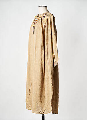 Robe mi-longue beige BELLE PIÈCE femme