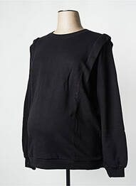 Pull maternité noir SUPERMOM femme