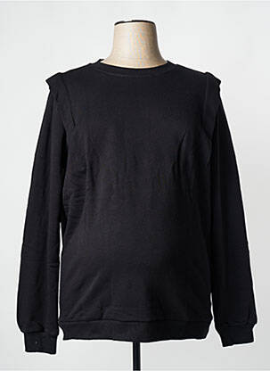 Pull maternité noir SUPERMOM femme
