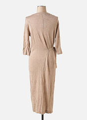 Robe mi-longue marron MANGO pour femme seconde vue