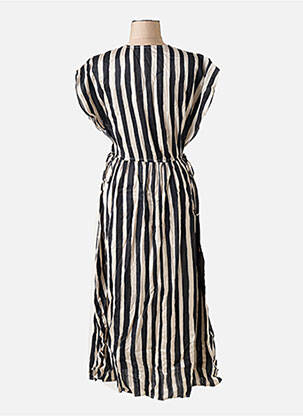Robe longue noir MANGO femme