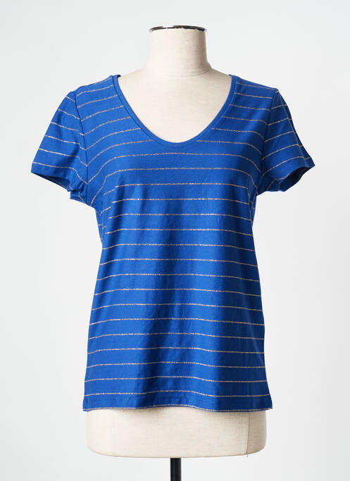T-shirt bleu PIECES pour femme