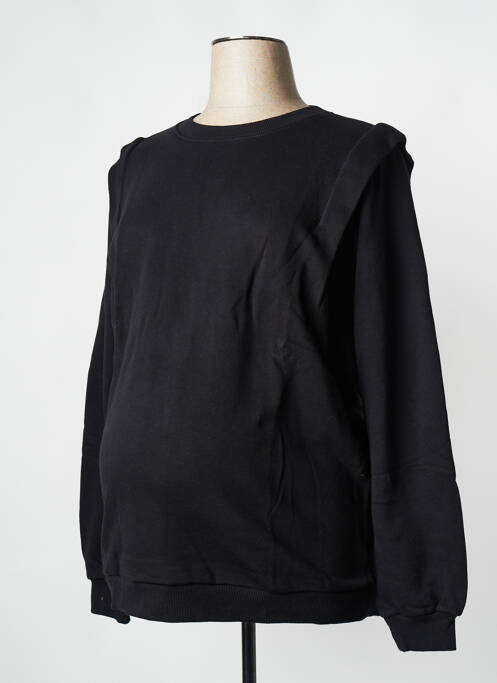 Pull maternité noir SUPERMOM pour femme