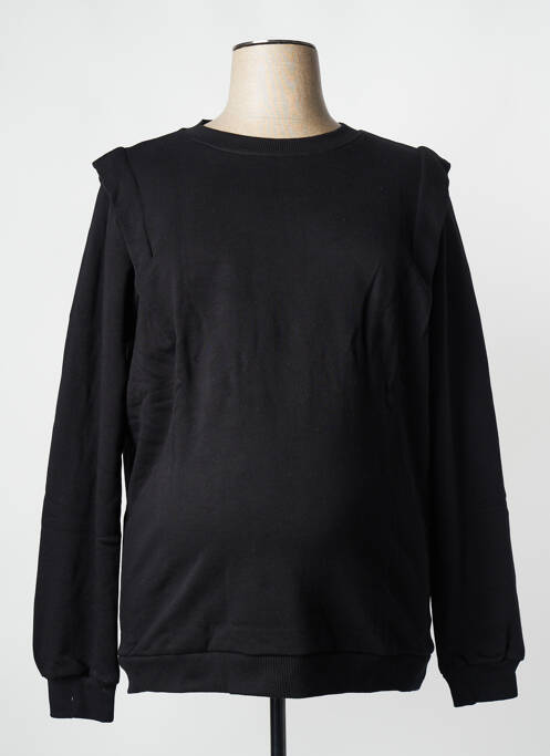 Pull maternité noir SUPERMOM femme