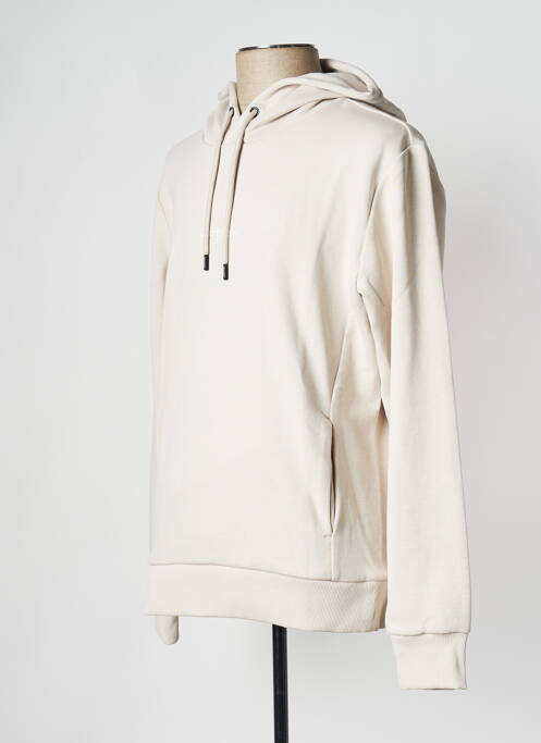 Sweat-shirt beige CALVIN KLEIN pour homme