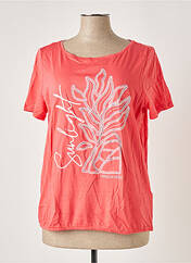 T-shirt rose STREET ONE pour femme seconde vue