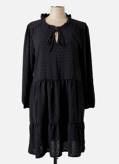 Robe courte noir ZABAIONE pour femme