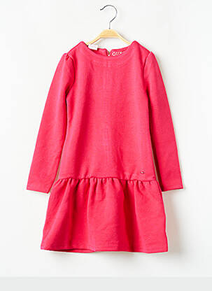 Robe courte rose GUESS pour fille