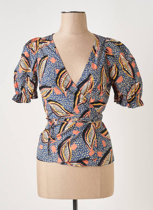 Top bleu NAF NAF pour femme