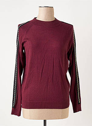 Pull col roulé rouge GARCIA femme