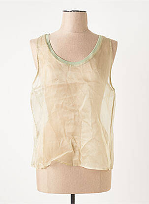 T-shirt vert MANGO femme
