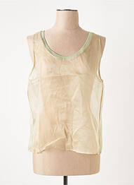 T-shirt vert MANGO femme