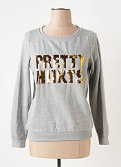 Sweat-shirt gris VERO MODA pour femme seconde vue