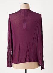 Gilet manches longues violet STREET ONE pour femme seconde vue