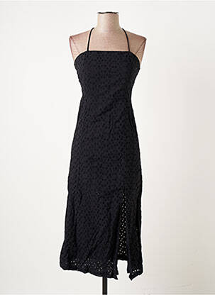 Robe mi-longue noir MANGO femme