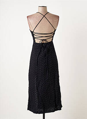 Robe mi-longue noir MANGO femme