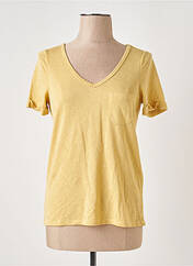T-shirt jaune OBJECT pour femme seconde vue