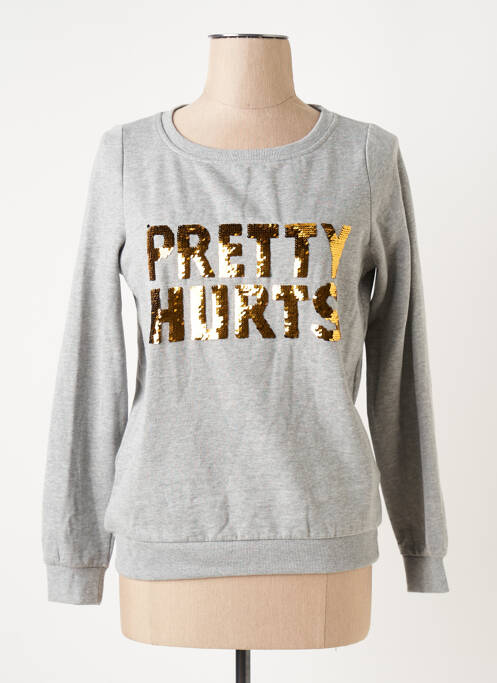 Sweat-shirt gris VERO MODA pour femme