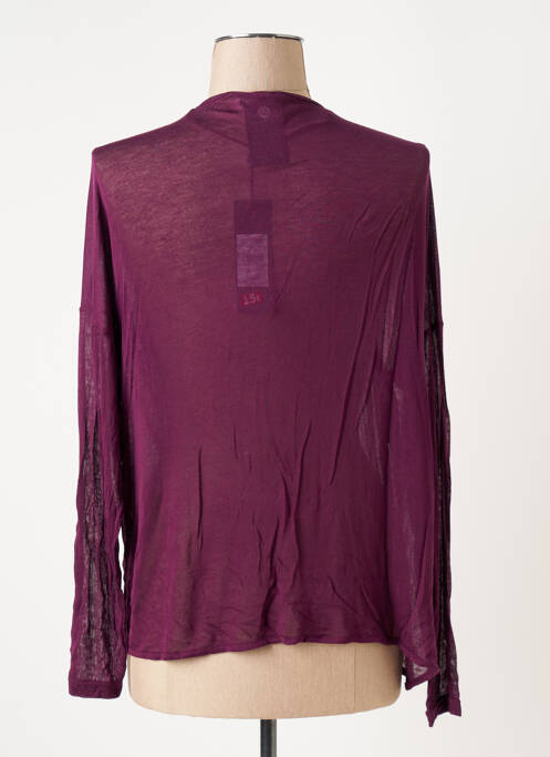 Gilet manches longues violet STREET ONE pour femme