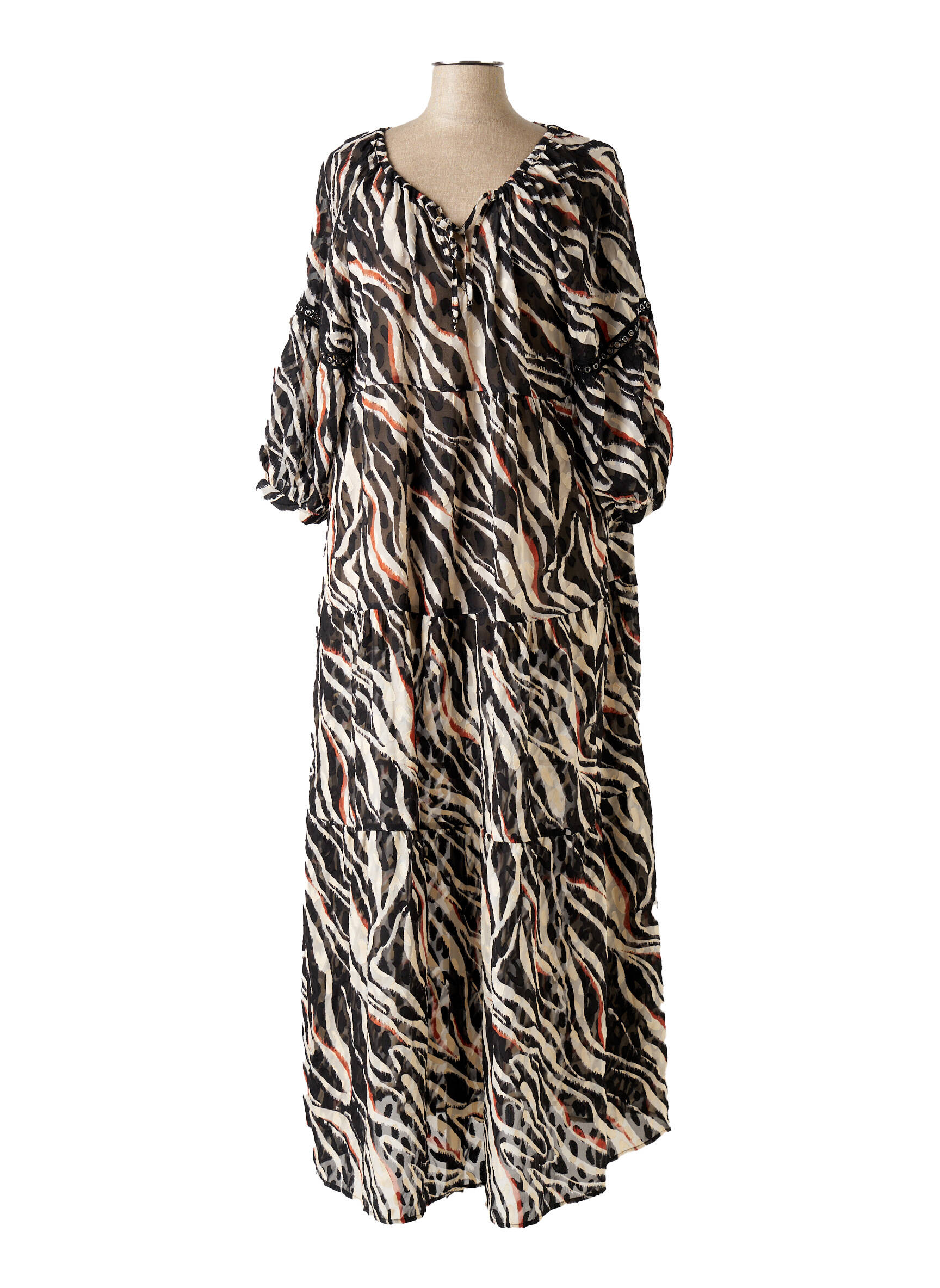 Robe Longue Noir Femme 2412169-noir00 Modz