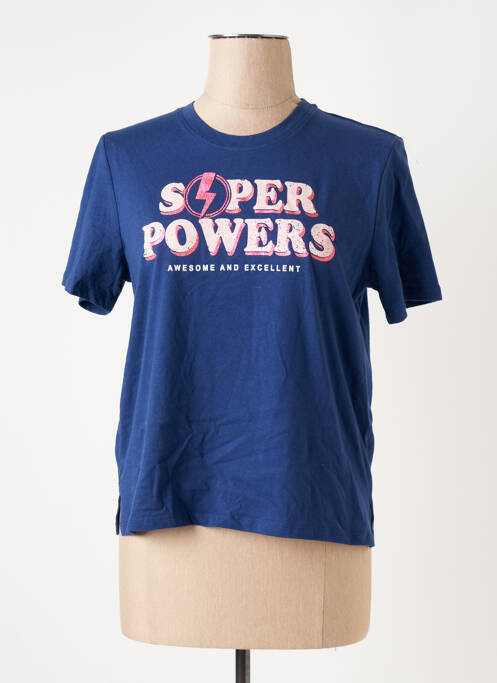 T-shirt bleu ONLY pour femme