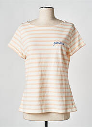 T-shirt orange MAISON LABICHE femme
