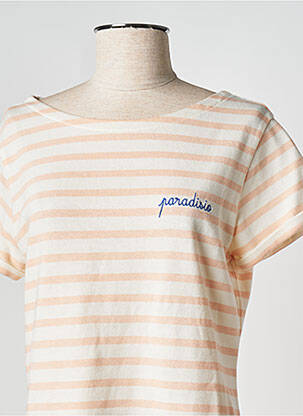 T-shirt orange MAISON LABICHE femme