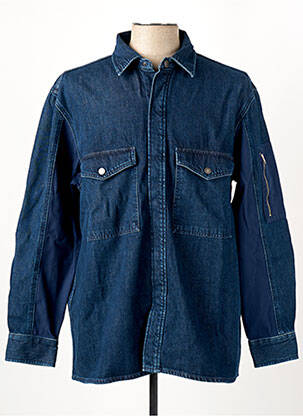 Veste casual bleu EDWIN pour homme