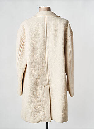 Manteau long beige POMANDERE femme